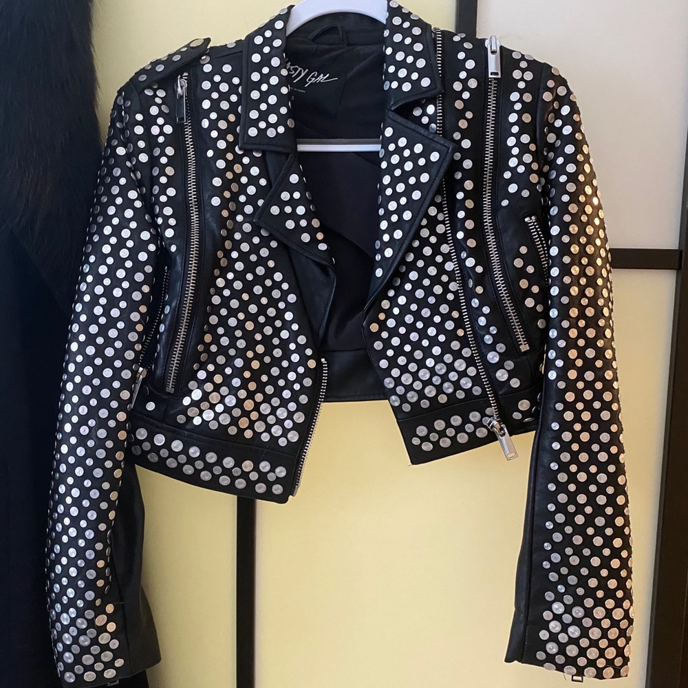 Rare Nasty Gal jacket Living After Midnight